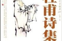 杜甫的诗集,忧国忧民，千古传颂的悲壮史诗